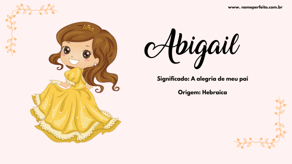 Significado do nome Abigail