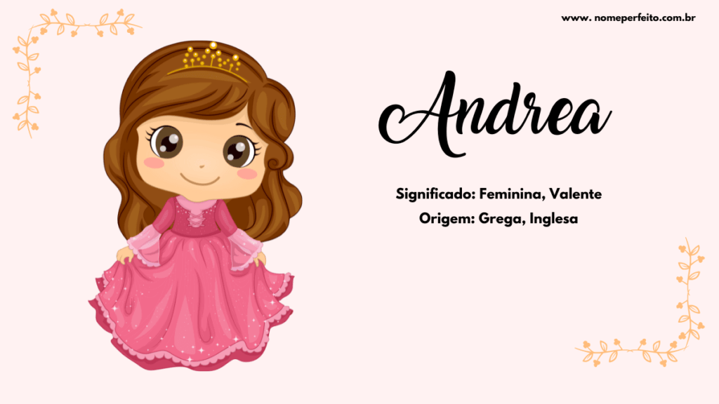Significado do nome Andrea