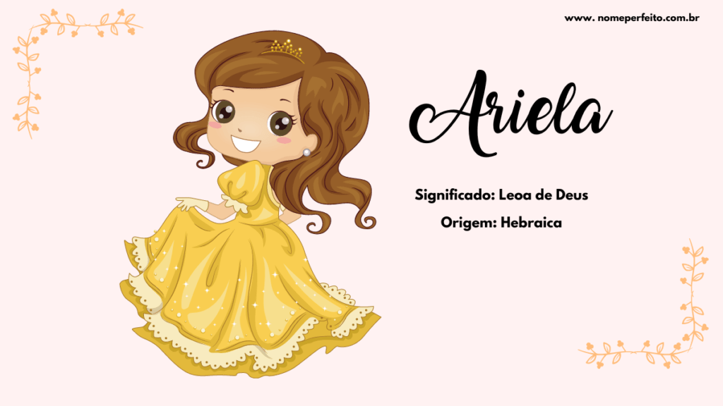 Significado do nome Ariela