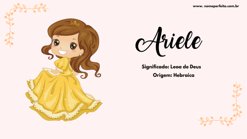 Significado do nome Ariele