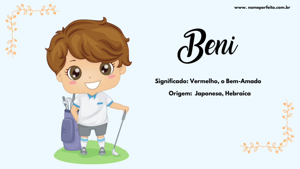 Significado do nome Beni