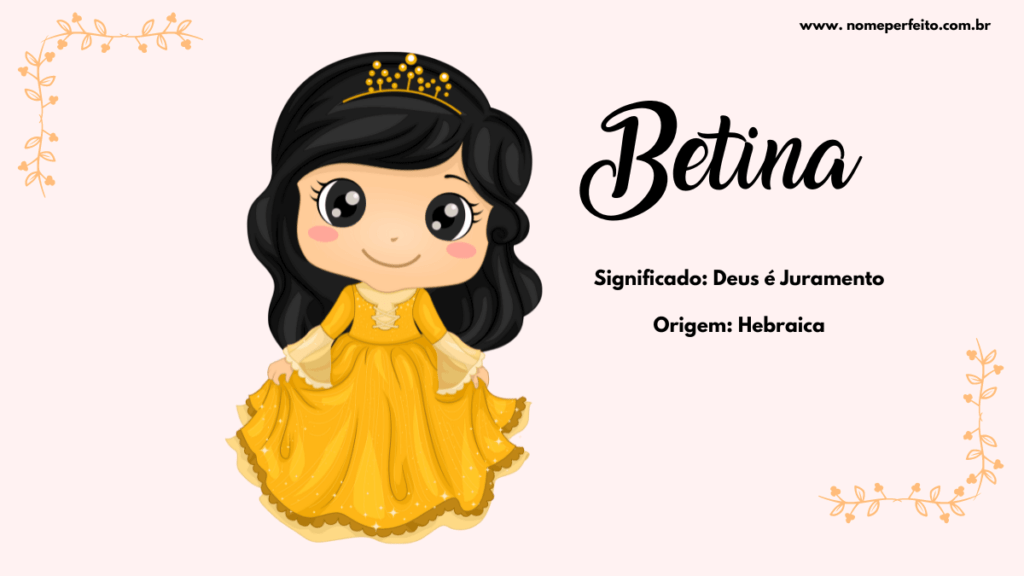Significado do nome Betina