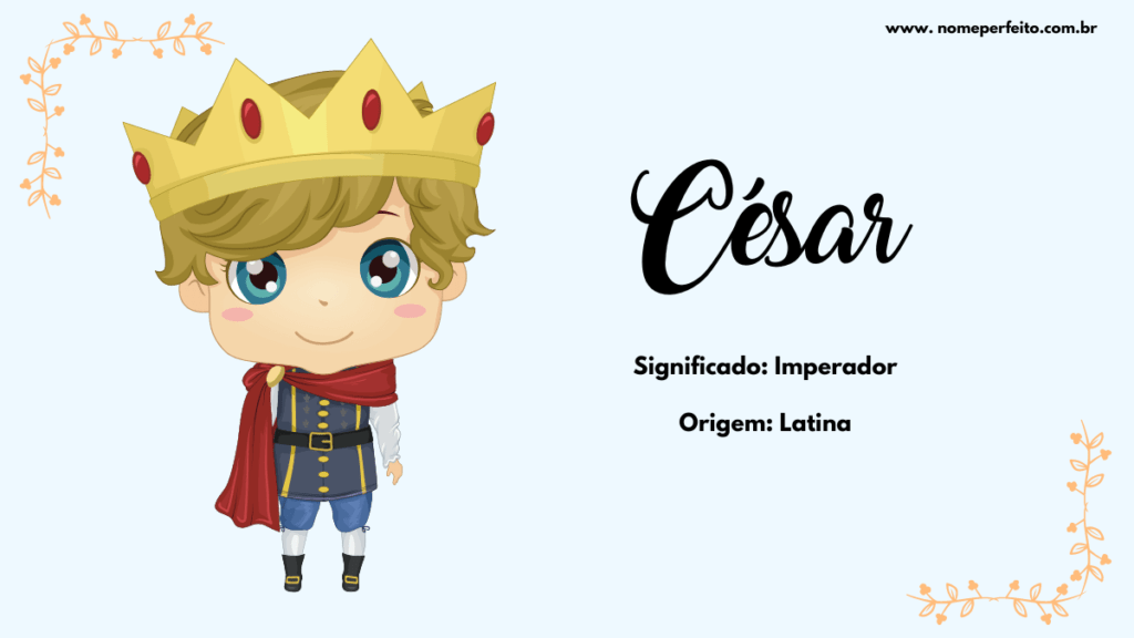 Significado do nome César