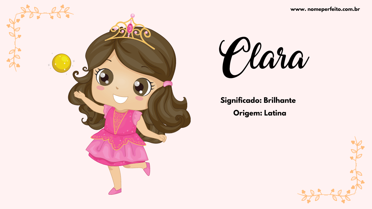 Significado do nome Clara 🤔 + Curiosidades 👀 + Mensagens 👼