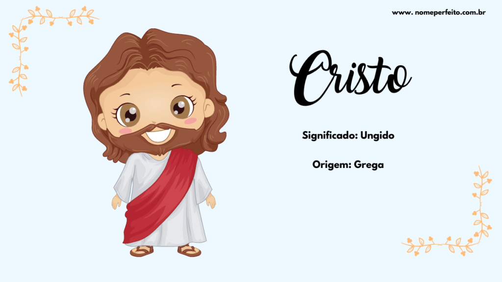 Significado do nome Cristo