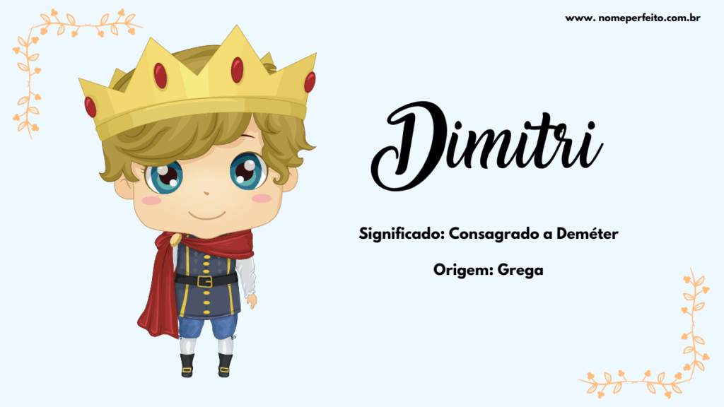 Significado do nome Dimitri