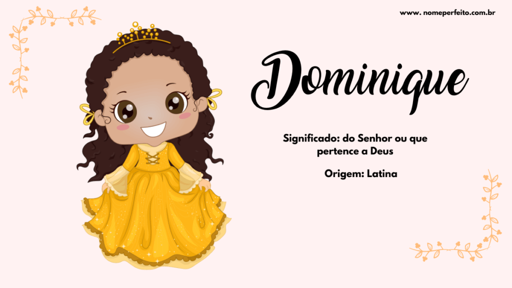 Significado do nome Dominique