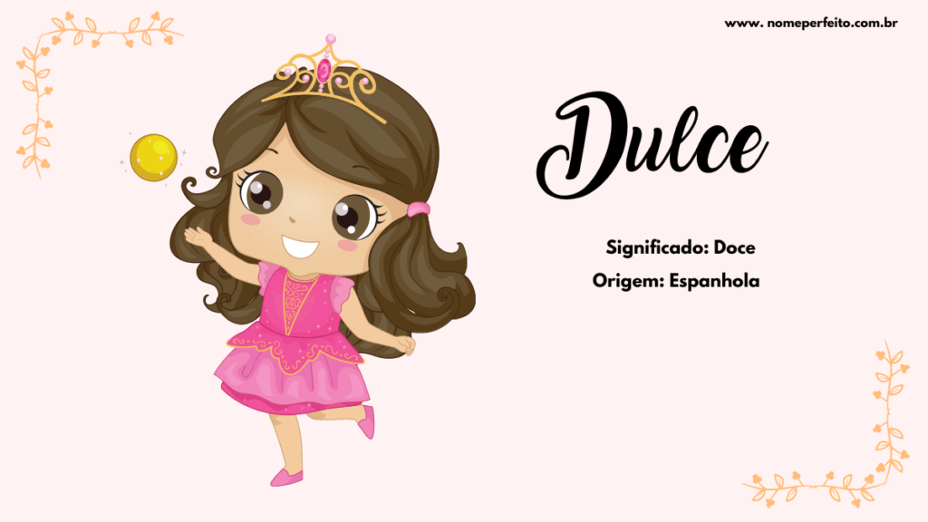 Significado do nome Dulce