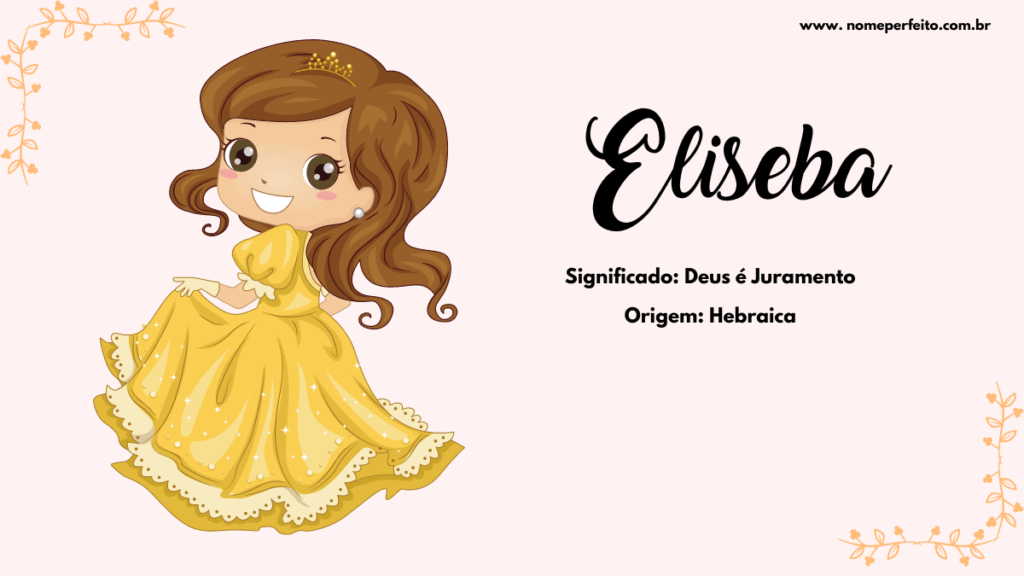 Significado do nome Eliseba
