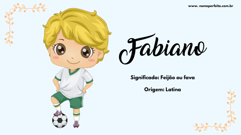 Significado do nome Fabiano