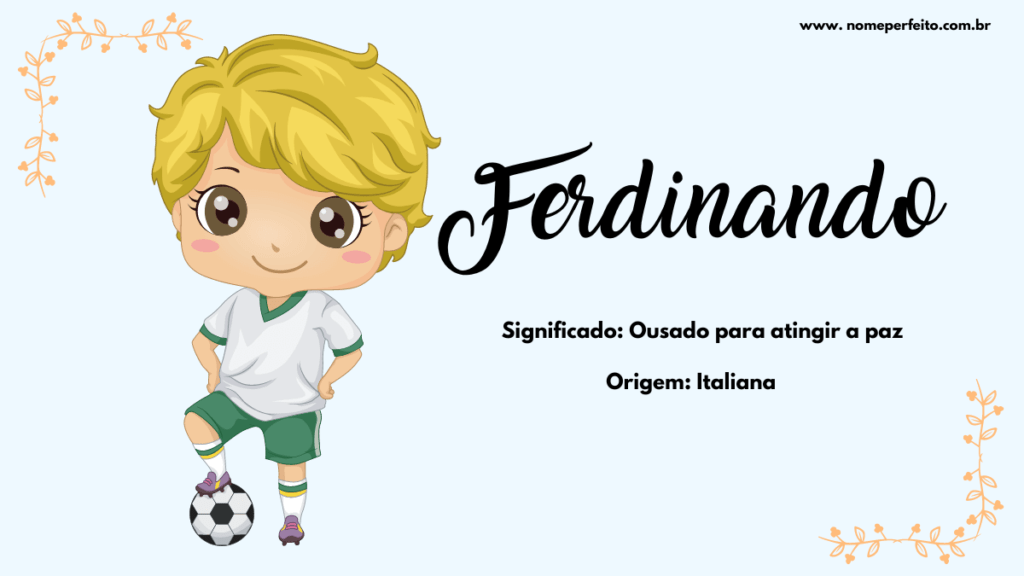 Significado do nome Ferdinando