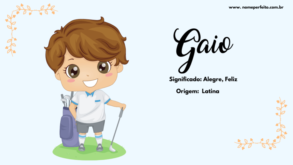 Significado do nome Gaio