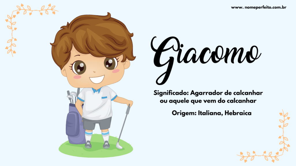 Significado do nome Giacomo
