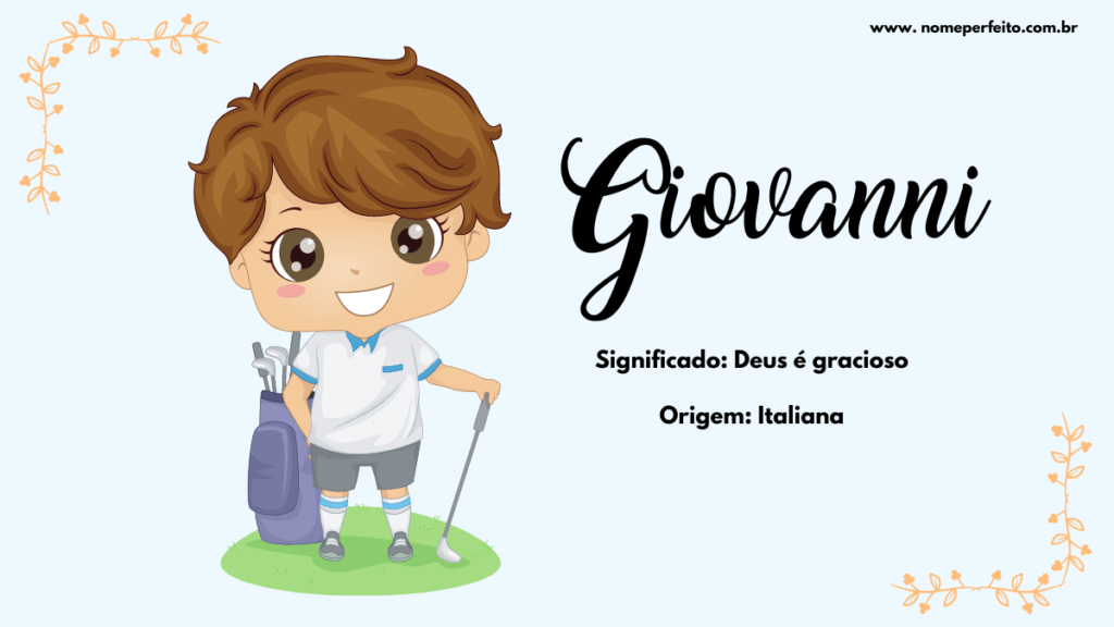 Significado do nome Giovanni