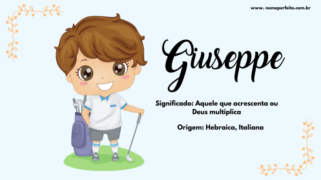 Significado do nome Giuseppe