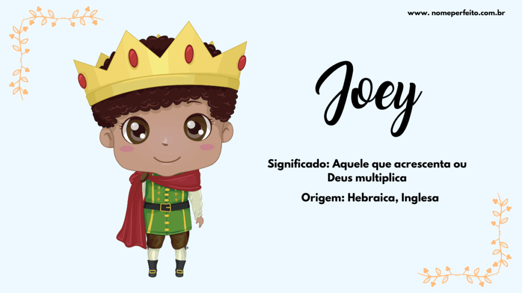 Significado do nome Joey