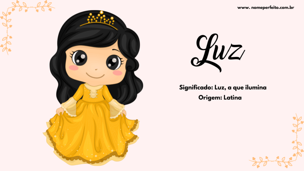 Significado do nome Luz