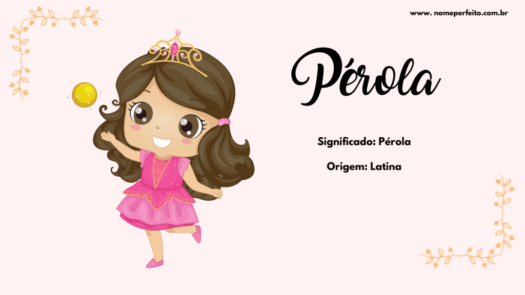 Significado do nome Pérola