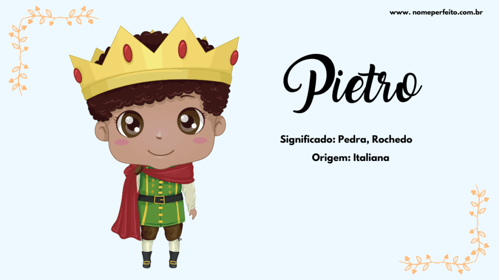 Significado do nome Pietro - Nome Perfeito
