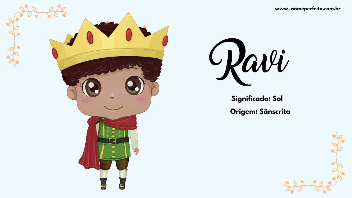 Significado do nome Ravi - Dicionário de Nomes Próprios