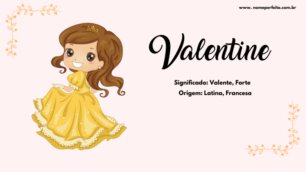 Significado do nome Valentine