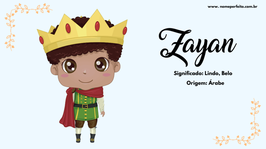 Significado do nome Zayan