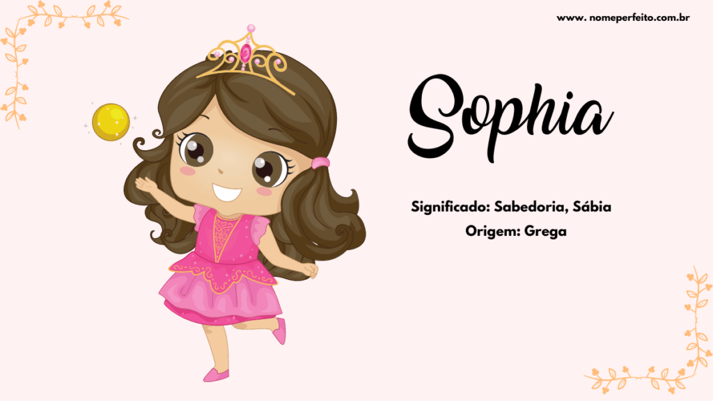 Significado dos nomes Sophia