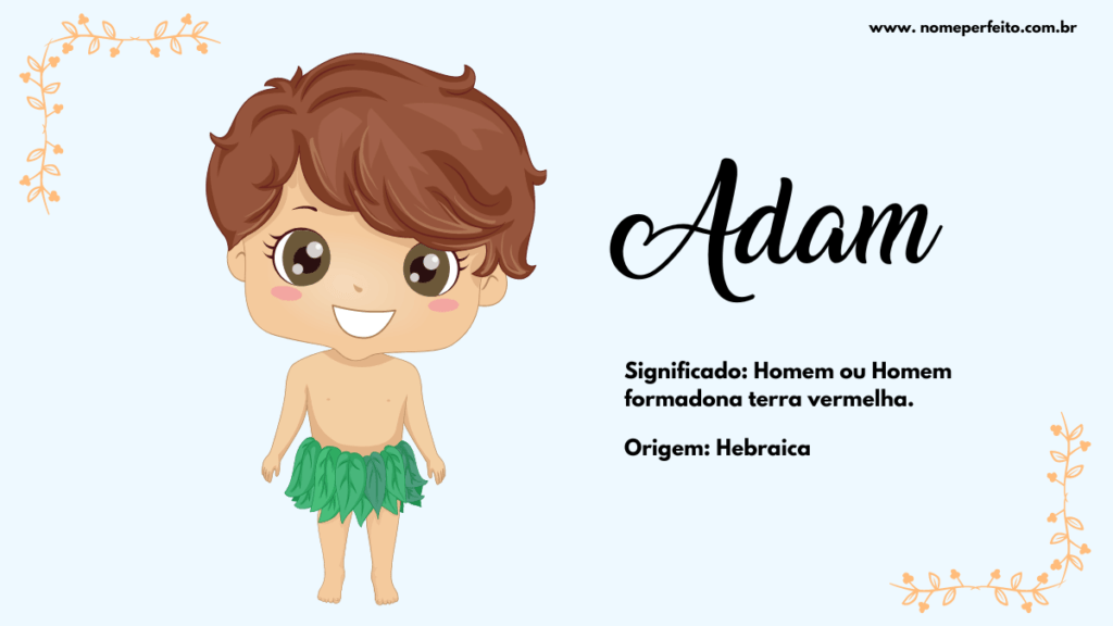Significado do nome Adam