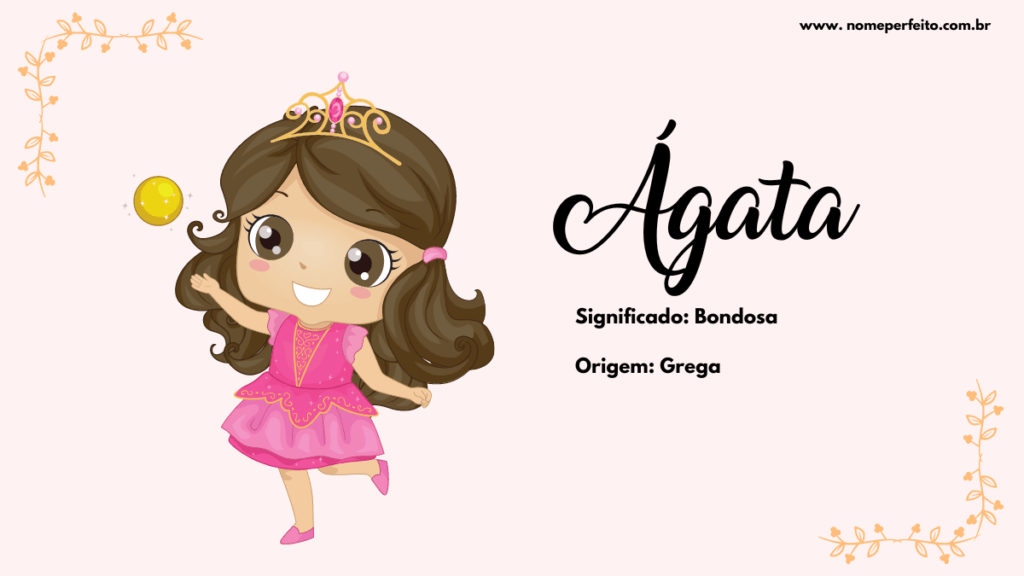 Significado do nome Ágata