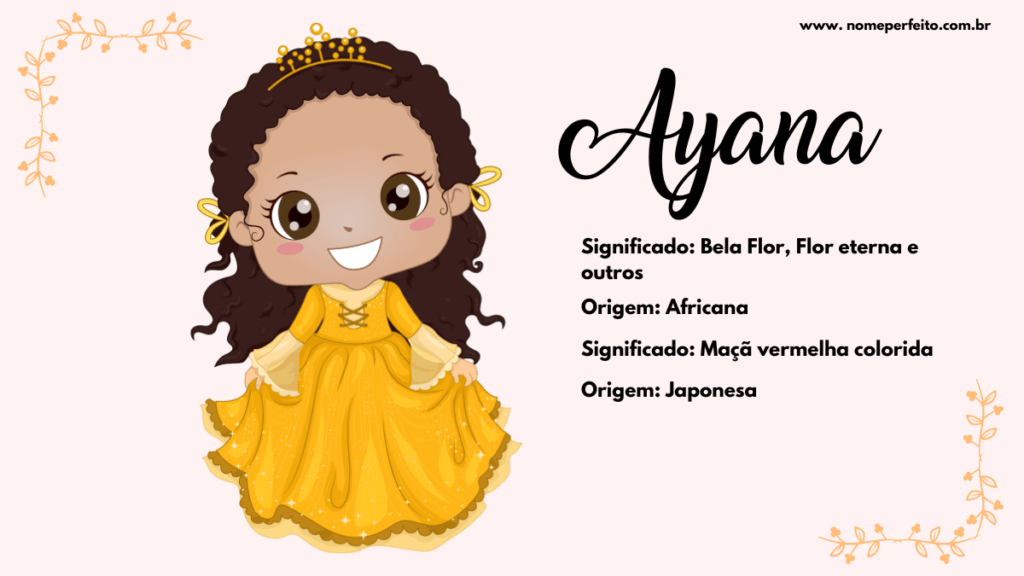 Significado do nome Ayana