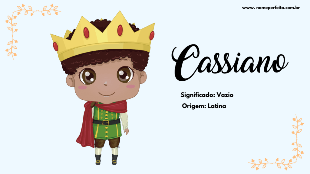 Significado do nome Cassiano