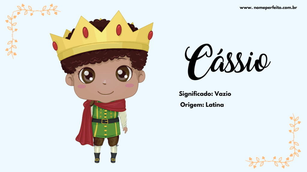 Significado do nome Cássio
