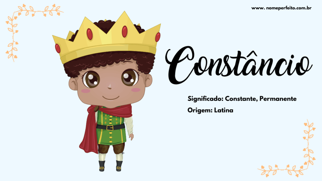 Significado do nome Constâncio