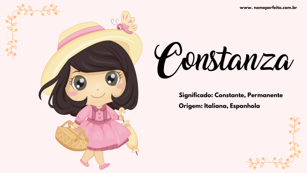 Significado do nome Constanza