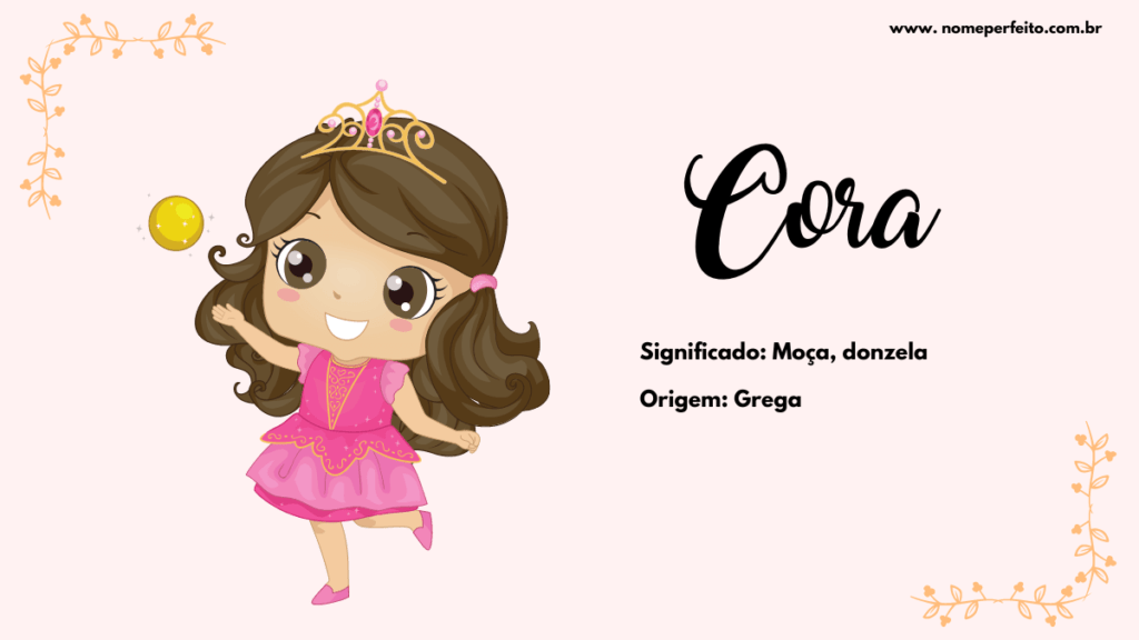 Significado do nome Cora