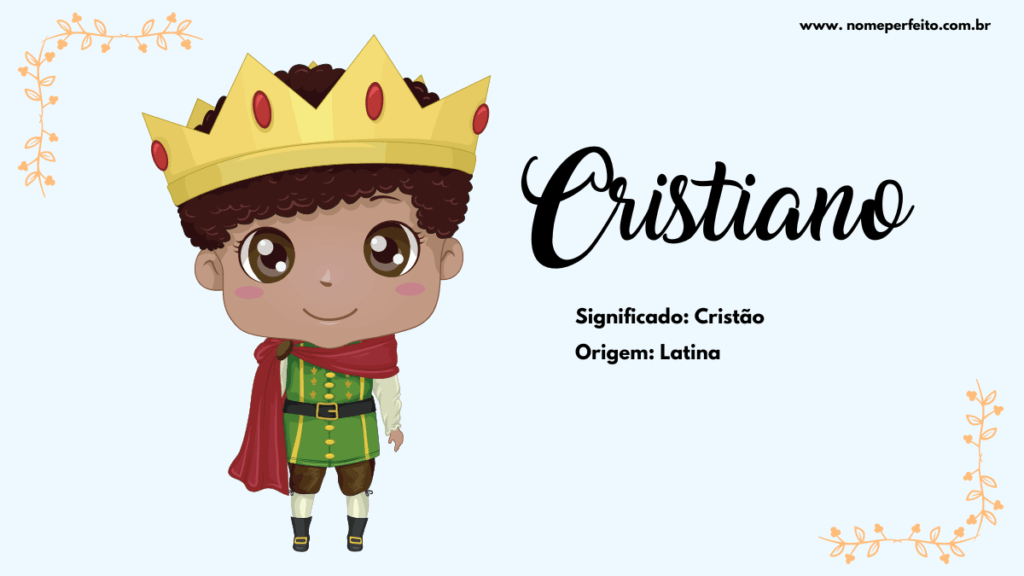 Significado do nome Cristiano
