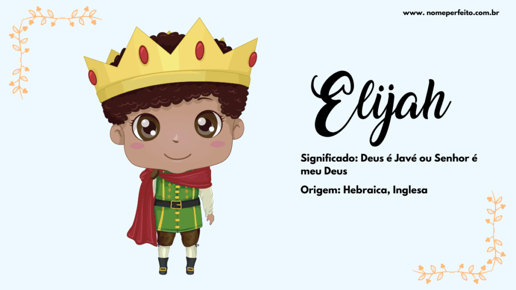 Significado do nome Elijah