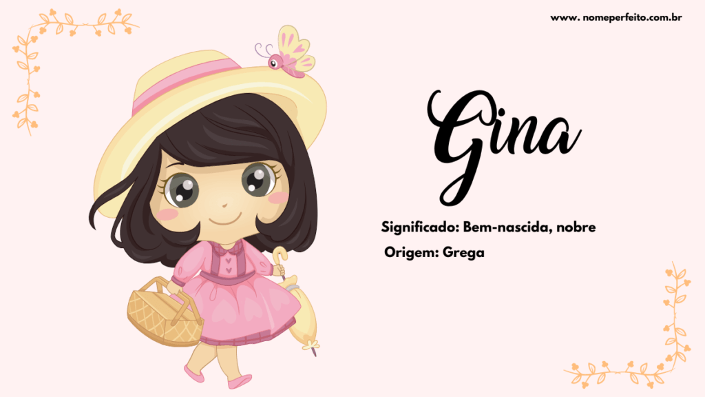 Significado do nome Gina