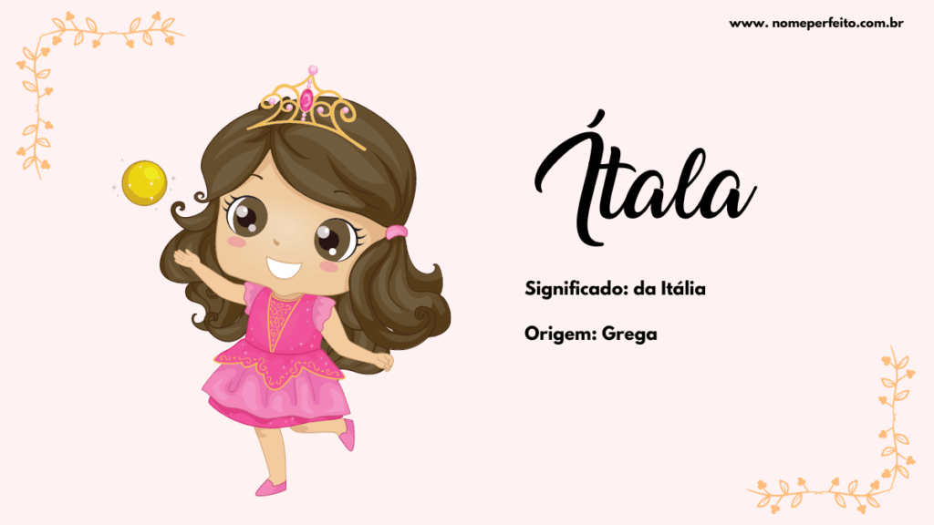 Significado do nome Ítala