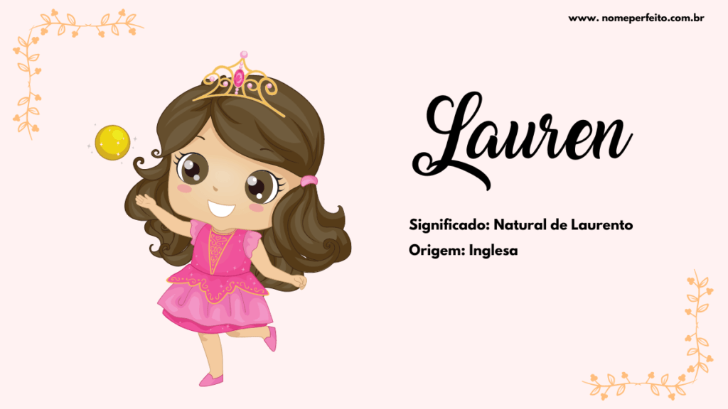 Significado do nome Lauren