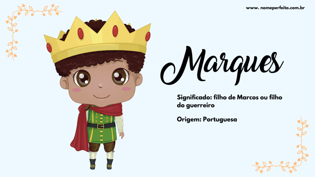 Significado do nome Marques