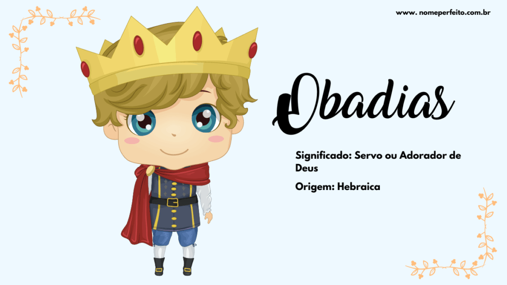 Significado do nome Obadias