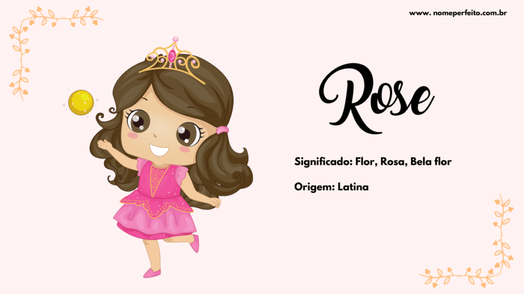 Significado do nome Rose