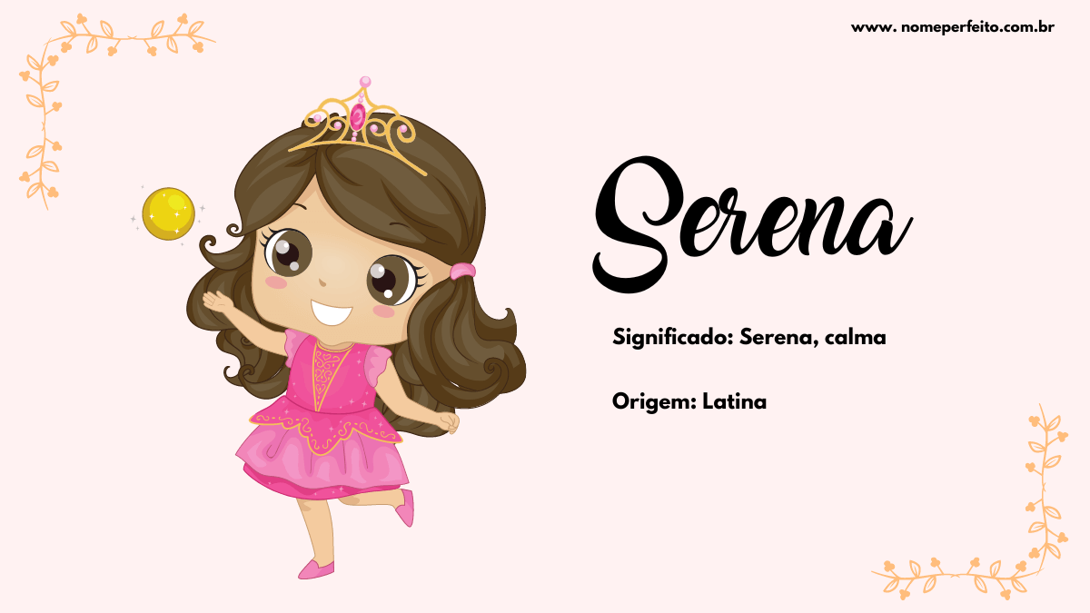 Significado do Nome Serena • Portal Clique