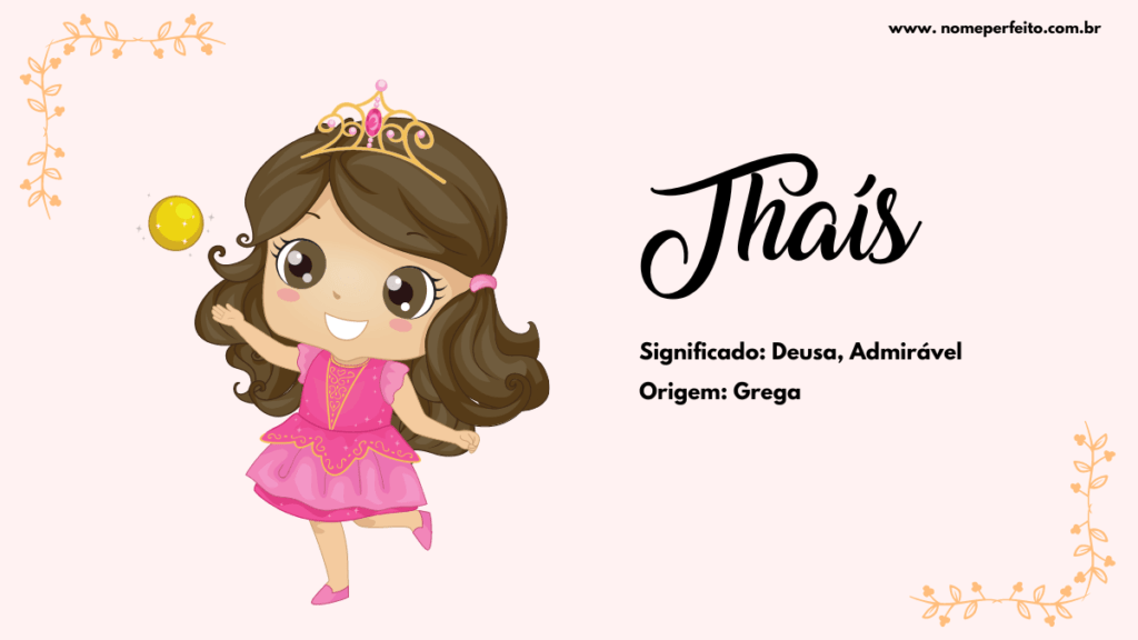 Significado do nome Thaís