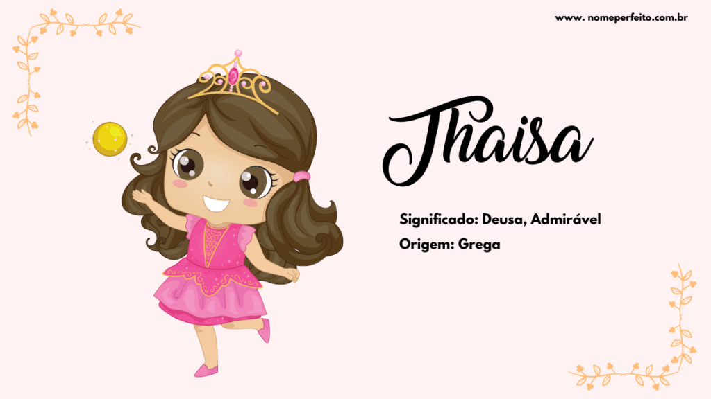 Significado do nome Thaisa