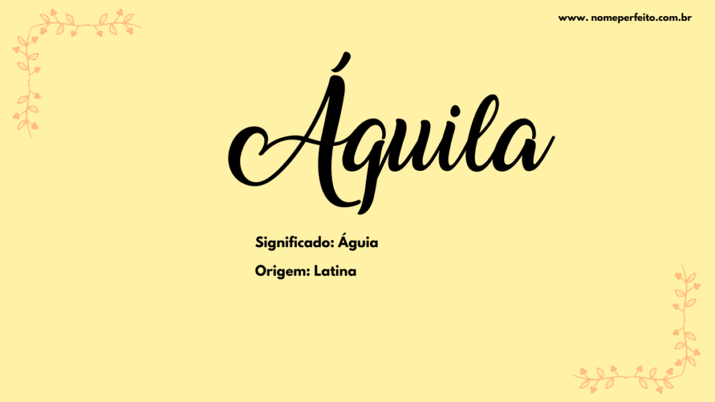Significado do nome Áquila