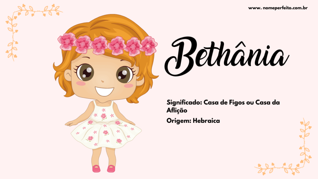 Significado do nome Bethânia