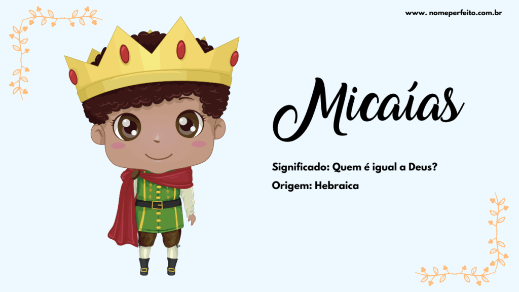 Significado do nome Micaías